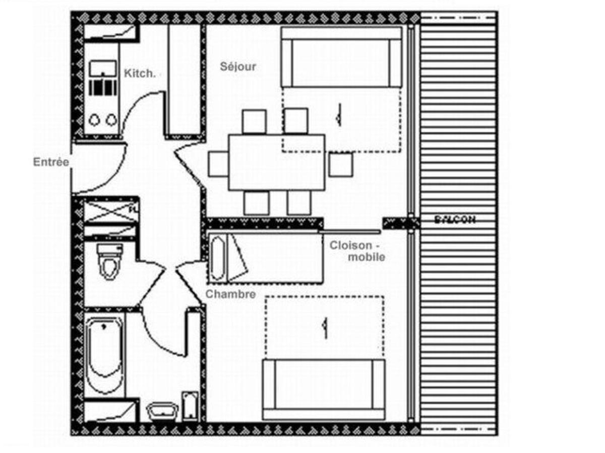 Appartement Lumineux 6 Pers. - Balcon Sud - Acces Direct Aux Pistes - Garage En Option - La Croisette - Fr-1-344-1017 Saint-Martin-de-Belleville Exterior photo